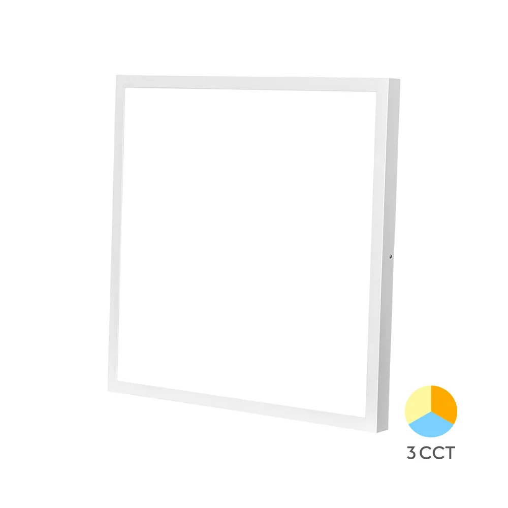 105095 - 50W SURFACE LED PANEL 60x60 WHITE 3IN1 CCT BRY