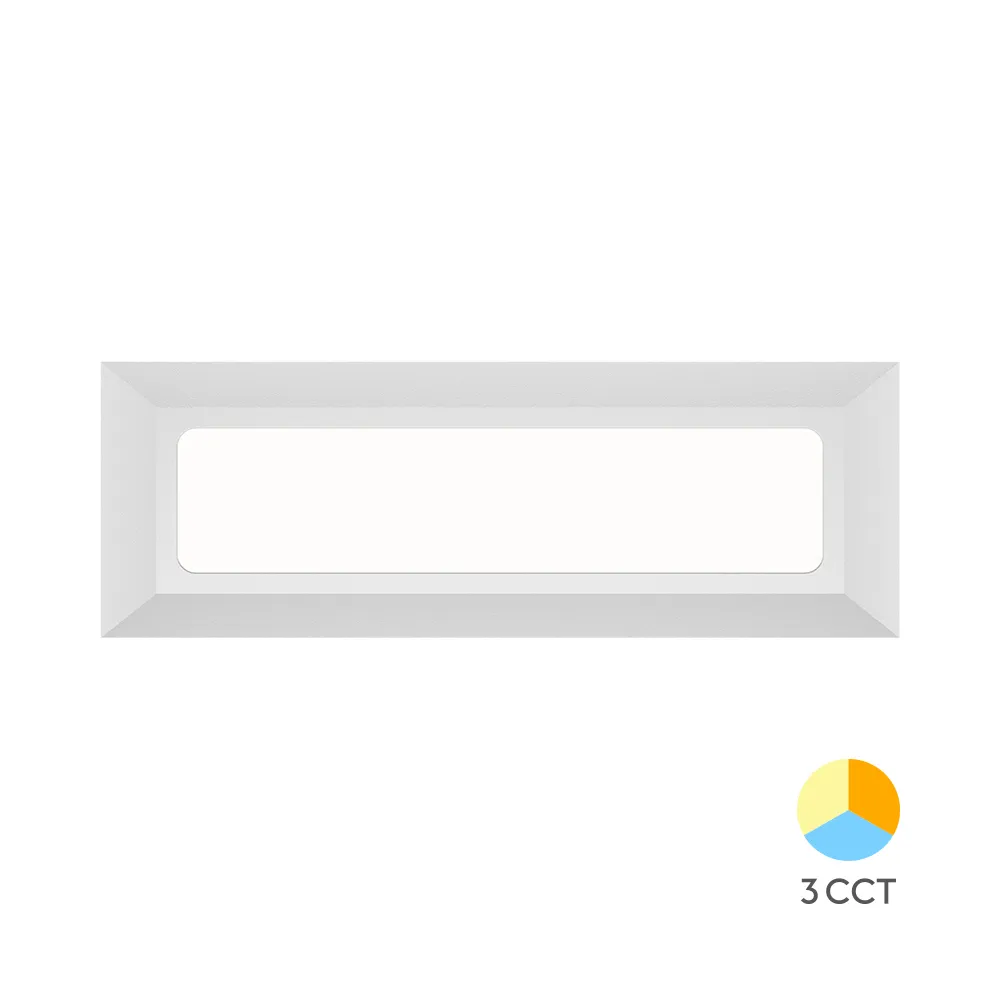 103296 - 3W LED WALL LIGHT VEKTA WHITE 3IN1 CCT IP65BRY