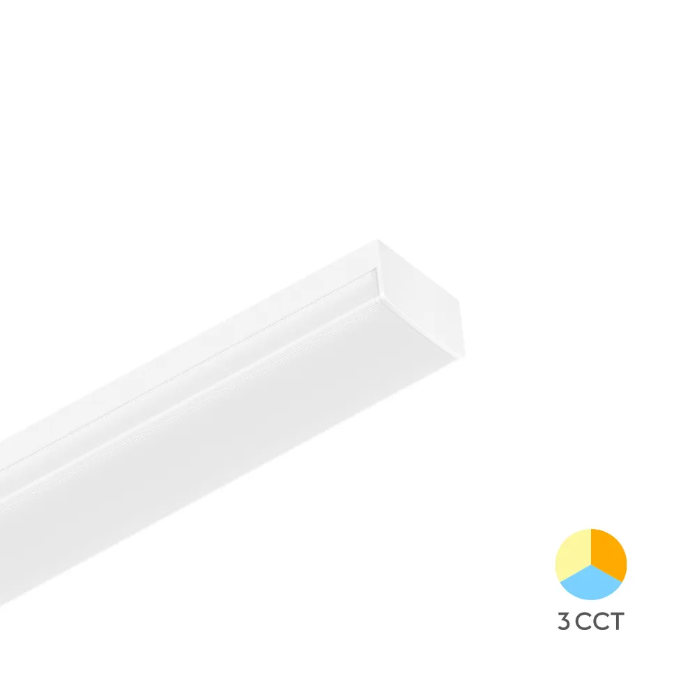 103303 - 36W PROLINE LED BATTEN LIGHT 1.2MT WHITE 3IN1 CCT BRY
