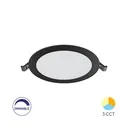 105099 - 12W ROUND DIMMABLE BLACK 3IN1 CCT LED PANELBRY