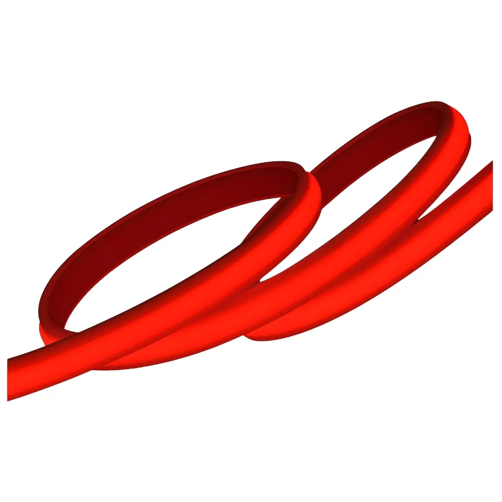 107133- LED Strip 220V 12W/m, Line Series , Dimmable, 5cm cut –50m Red -LDL