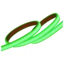 107141- LED Strip 24V 10W/m, Line Series , Dimmable, 5cm cut –20m Groen -LDL 