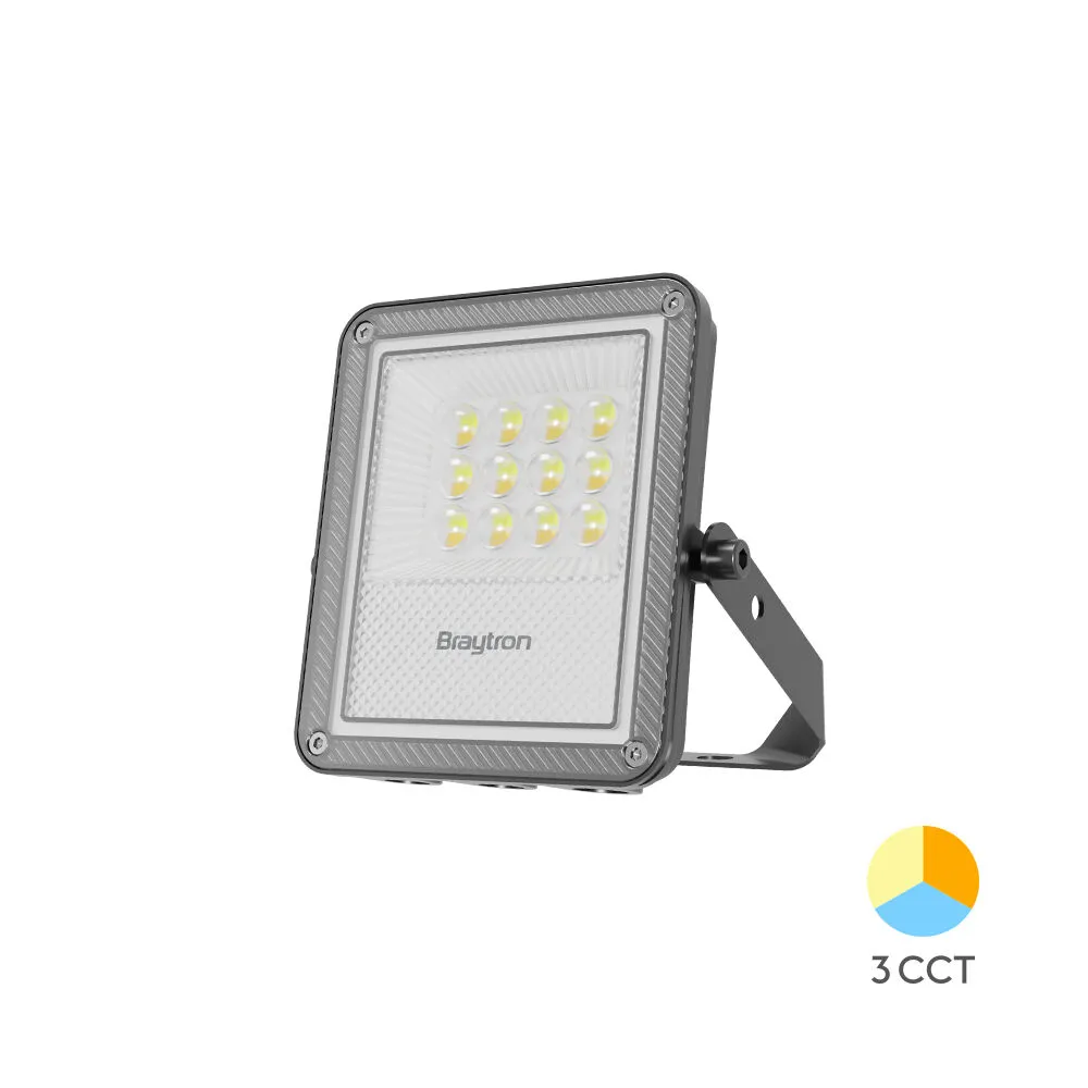 102201 - FLOODPF20WGRY3IN1IP65LED FLOODLIGHTBRY