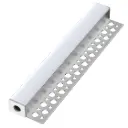 109120 - Profilé en aluminium pour surface en plâtre de 2 mètres pour bande LED à aile unique ALU-LDL