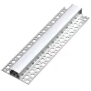 109121-2 meters Plaster Surface Aluminium Profile for LED Strip Double Wing ALU-LDL