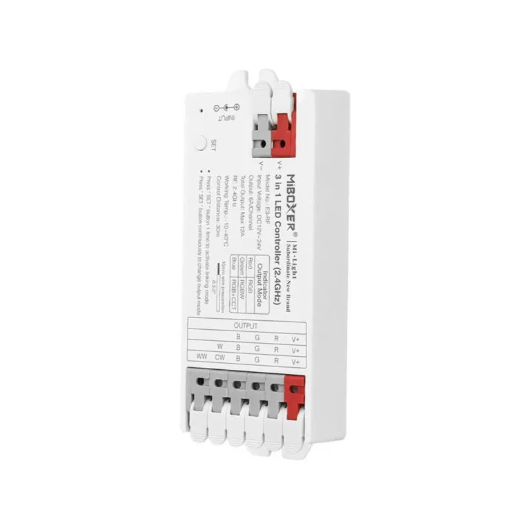 109068-3 in 1 LED Controller (2.4GHz)DC12~24V Output:	6A/Channel Max 12A