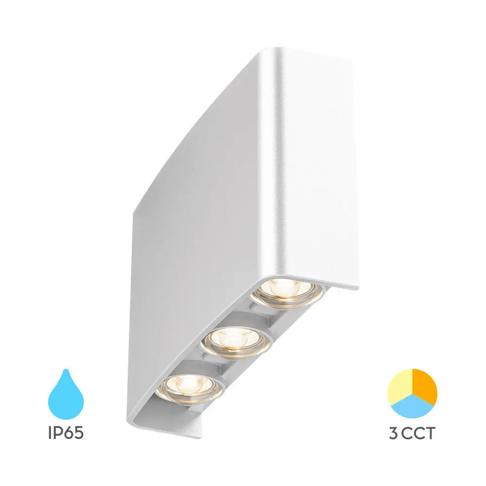 103341 - VECTORBWLWHT6x1W3IN1IP65WALL LIGHTBRY