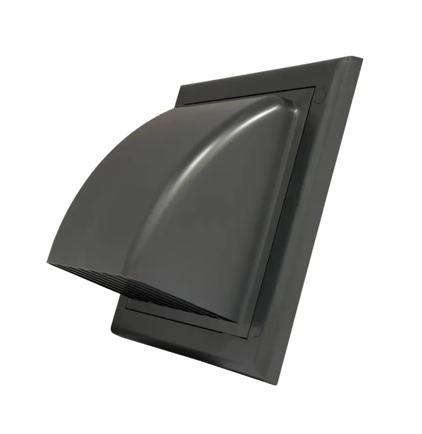 170511 - Exhaust grille for round ventilation duct dark grey (ø100)  - AWT