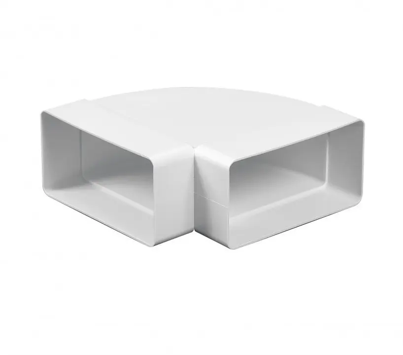 170519 - Horizontal flat ventilation duct knee piece 90' (55x110) - AWT