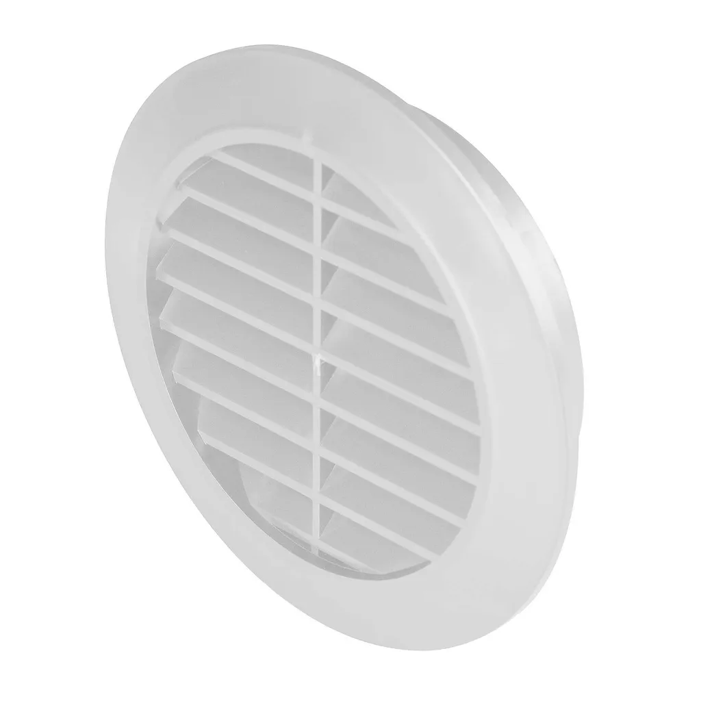 172853  - CLASSIC Series grille with anti-insect net white Ø80 - AWT