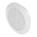 170549 - Grille de la série CLASSIC avec filet anti-insectes et entrée réglable blanc Ø100-Ø150 - AWT 