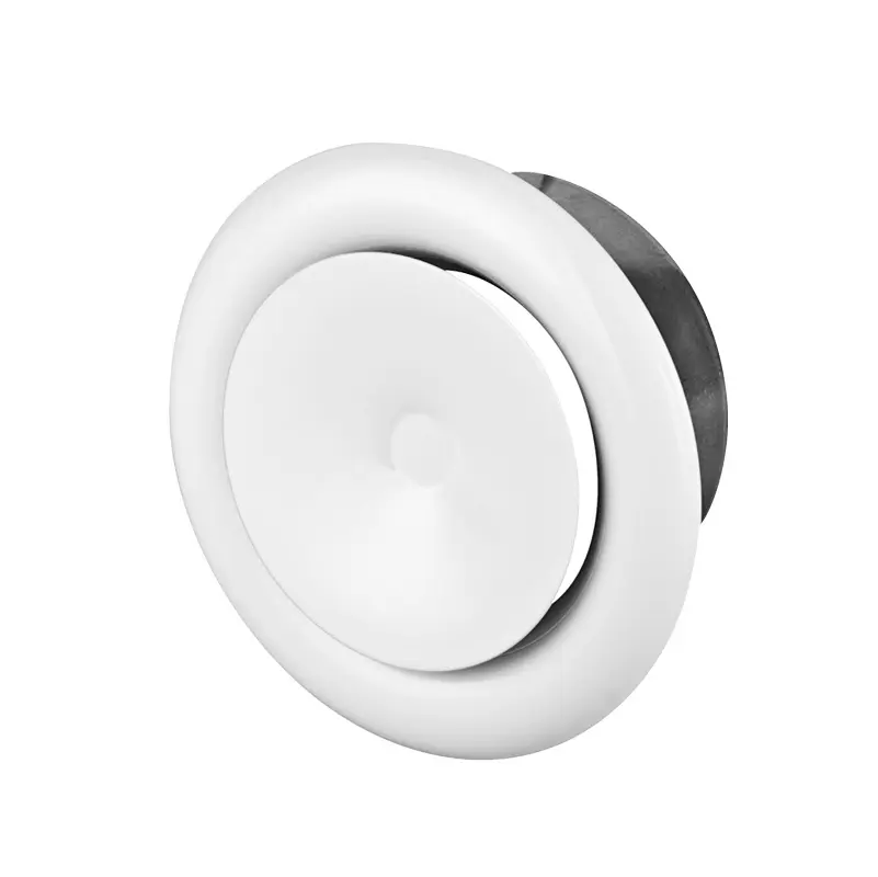 170559 - Diffuseur d'air en métal blanc ø100 - AWT