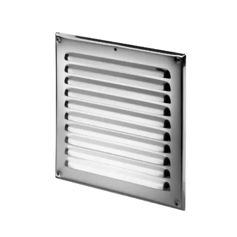 170586 - Metal grille with anti-insect net 140x140 inox - AWT 