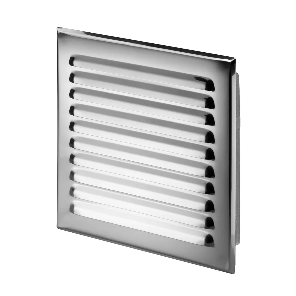 172979  - Metal grille with anti-insect net 140x140 inox - AWT