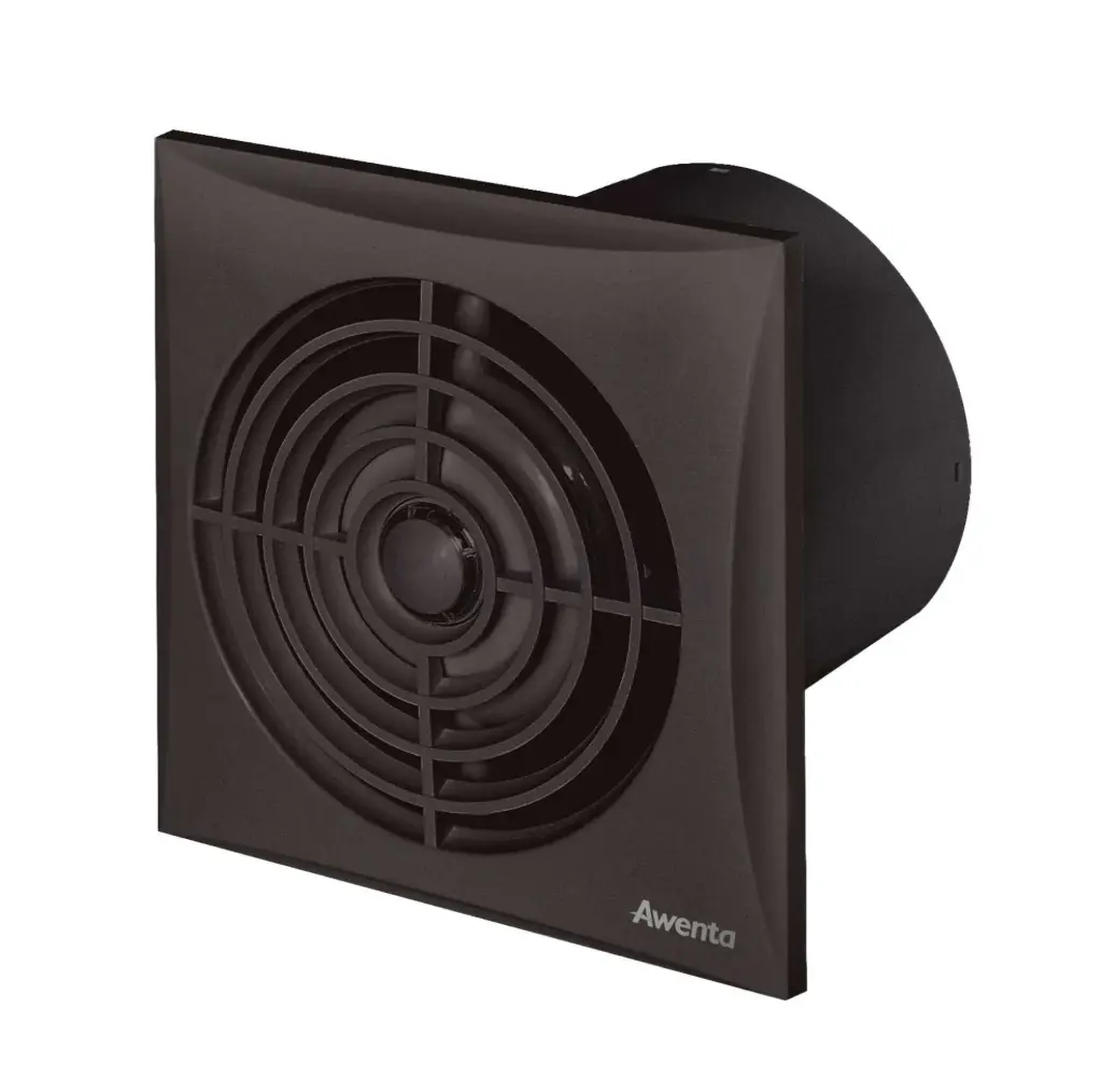 170149 - Silence Series fan with terminal block Ø100 black - AWT