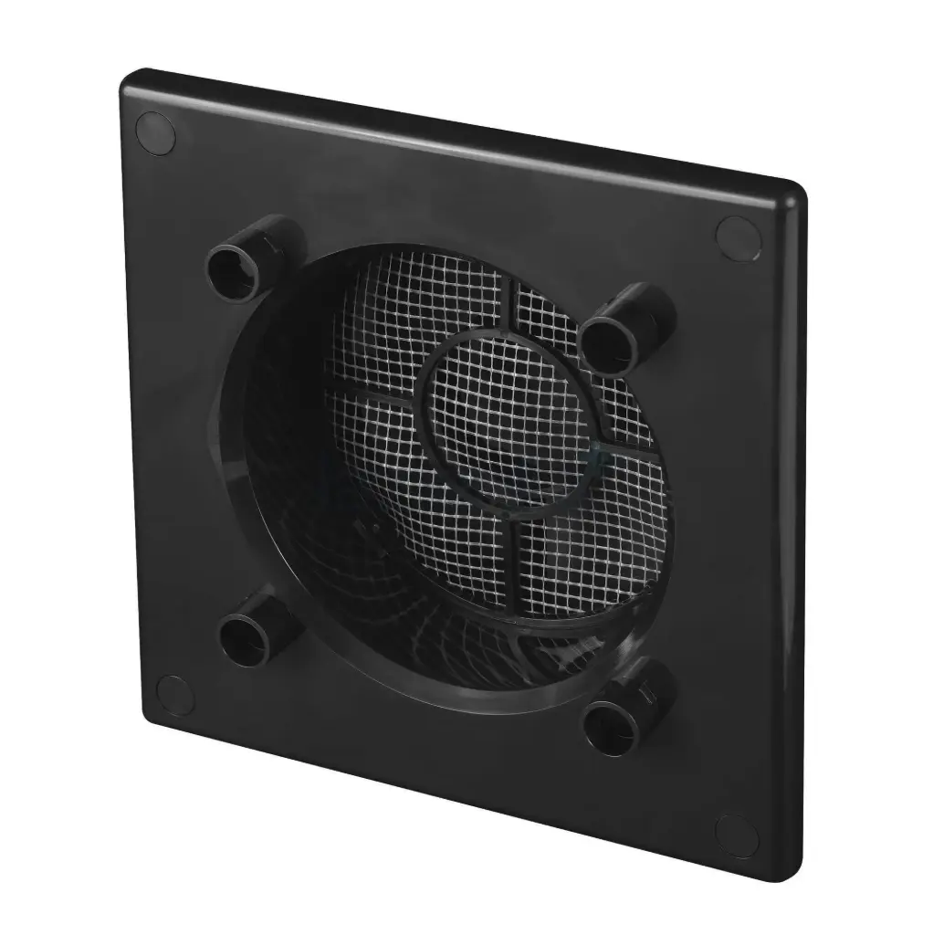 170597 - Frame for ventilation grille with Ø100 outlet black - AWT 