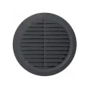 170602 - CLASSIC Series grille with anti-insect net and  adjustable inlet Ø100-Ø150  dark grey - AWT