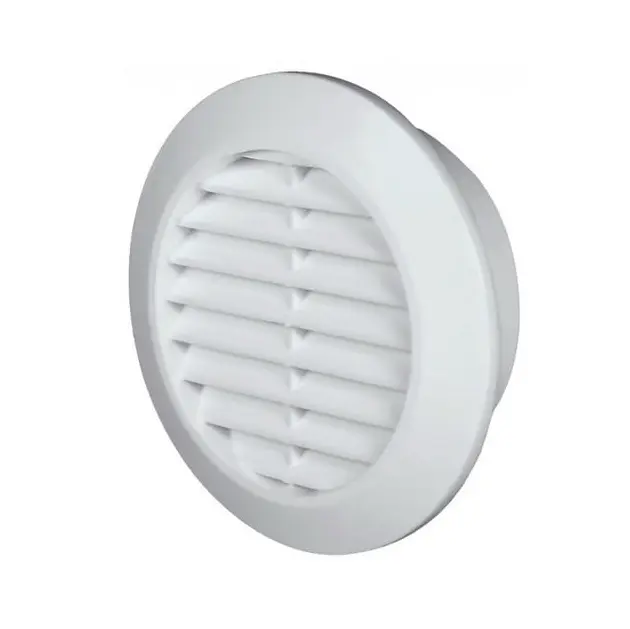 170604 - MINI-AWENT Series grille with anti-insect net Ø60 white- AWT