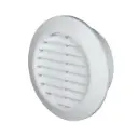 170604 - MINI-AWENT Series grille with anti-insect net Ø60 white- AWT