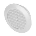172953  - MINI-AWENT Series grille with anti-insect net Ø60 white- AWT