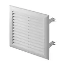 170605 - EXPRESS Series grille with anti-insect net 140x140 white- AWT
