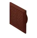 170608 - CLASSIC Series grille - with anti-insect net 140x140, inlet  Ø100 brown - AWT 