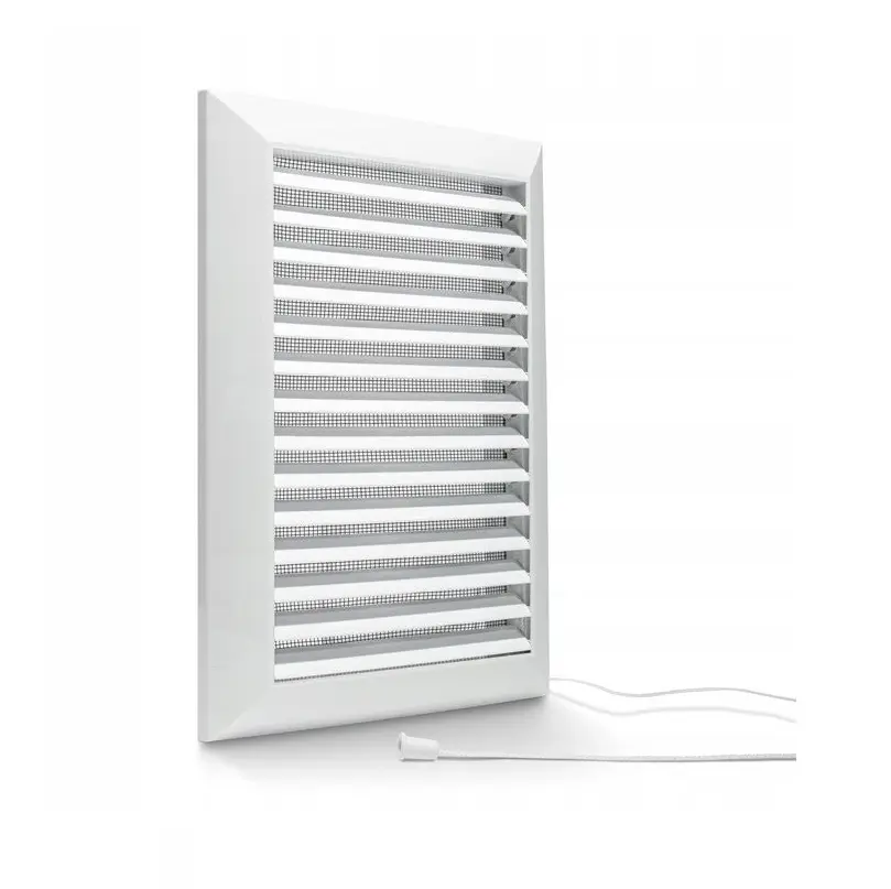 170613 - PLUS Series grille anti-insect net, adjustable  shutter and cord 140x210 white - AWT