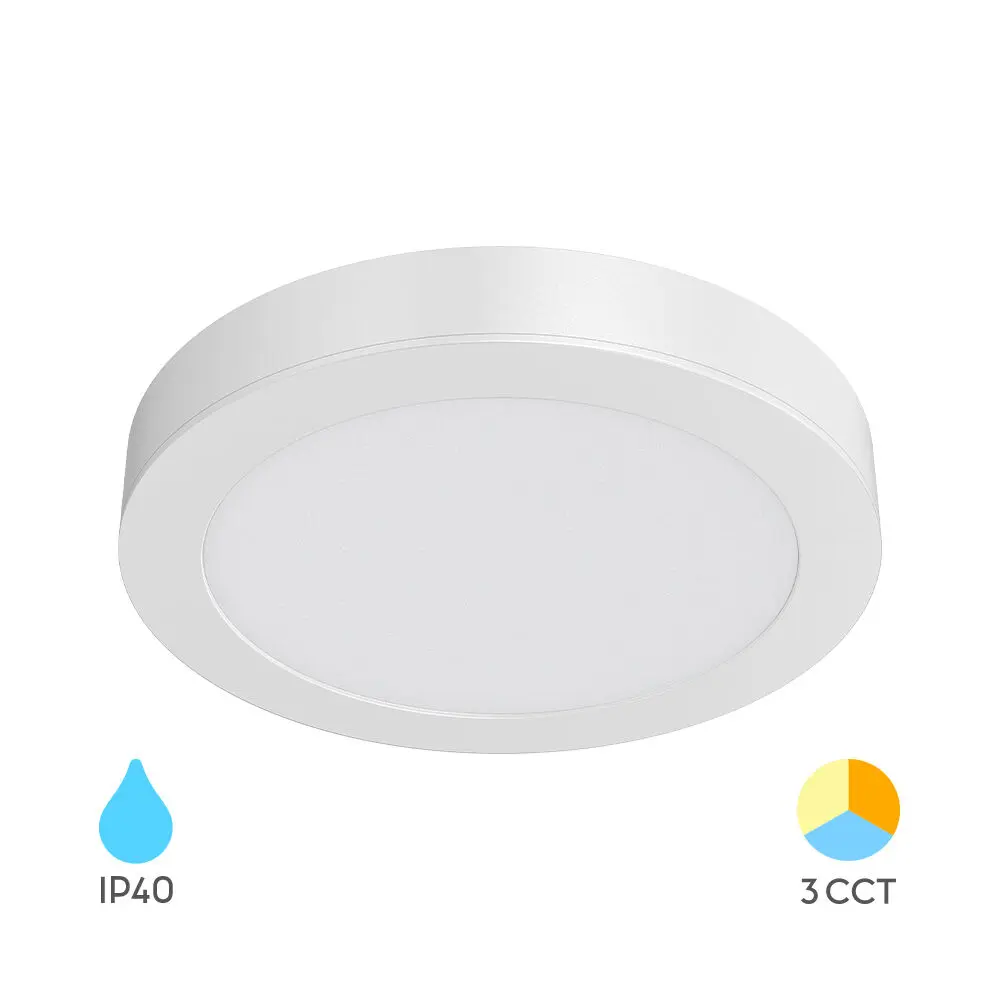 105112 - BRYSMDSRP18WRNDWHT3IN1LED PANEL