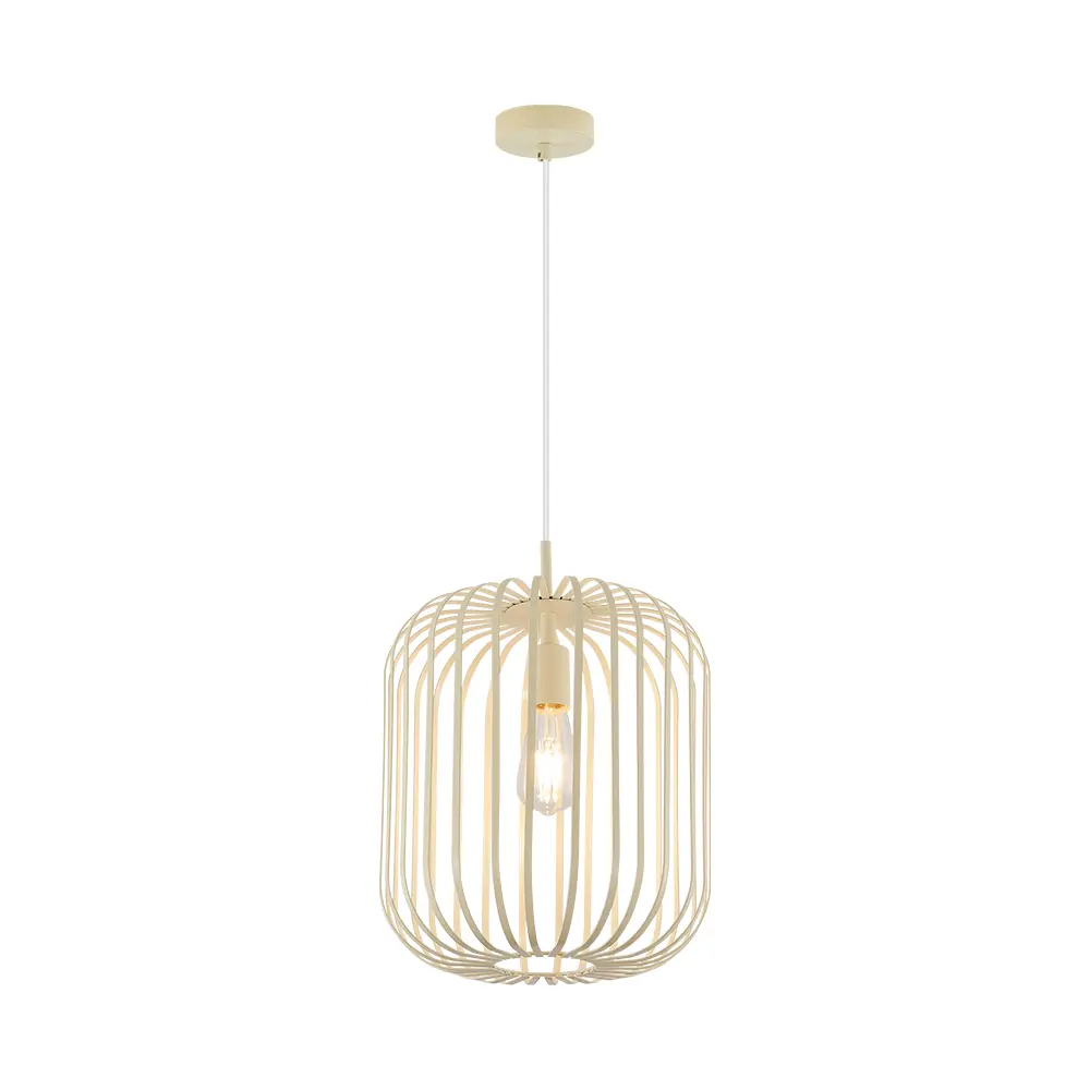 103358-W007R-1H-1xE27-BEJ-PENDANT LIGHT -BRY