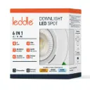 160100 - Downlight with LED Module | 6W | White | Dimmable | 6IN1 CCT | with Spring Wire Connector
