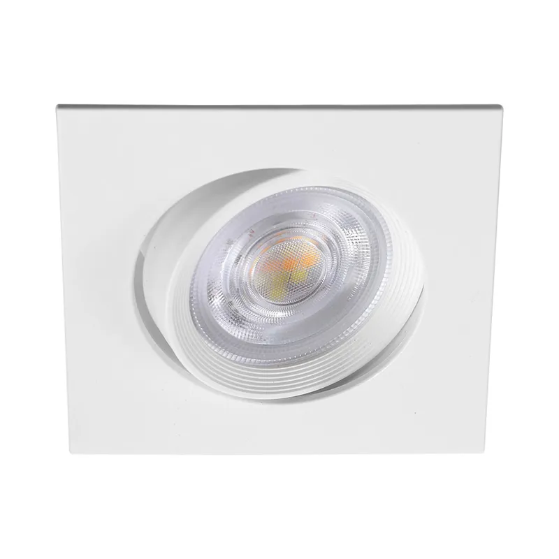 102017 - 7W G3 SQUARE WHITE 3IN1 LED DOWNLIGHTBRY