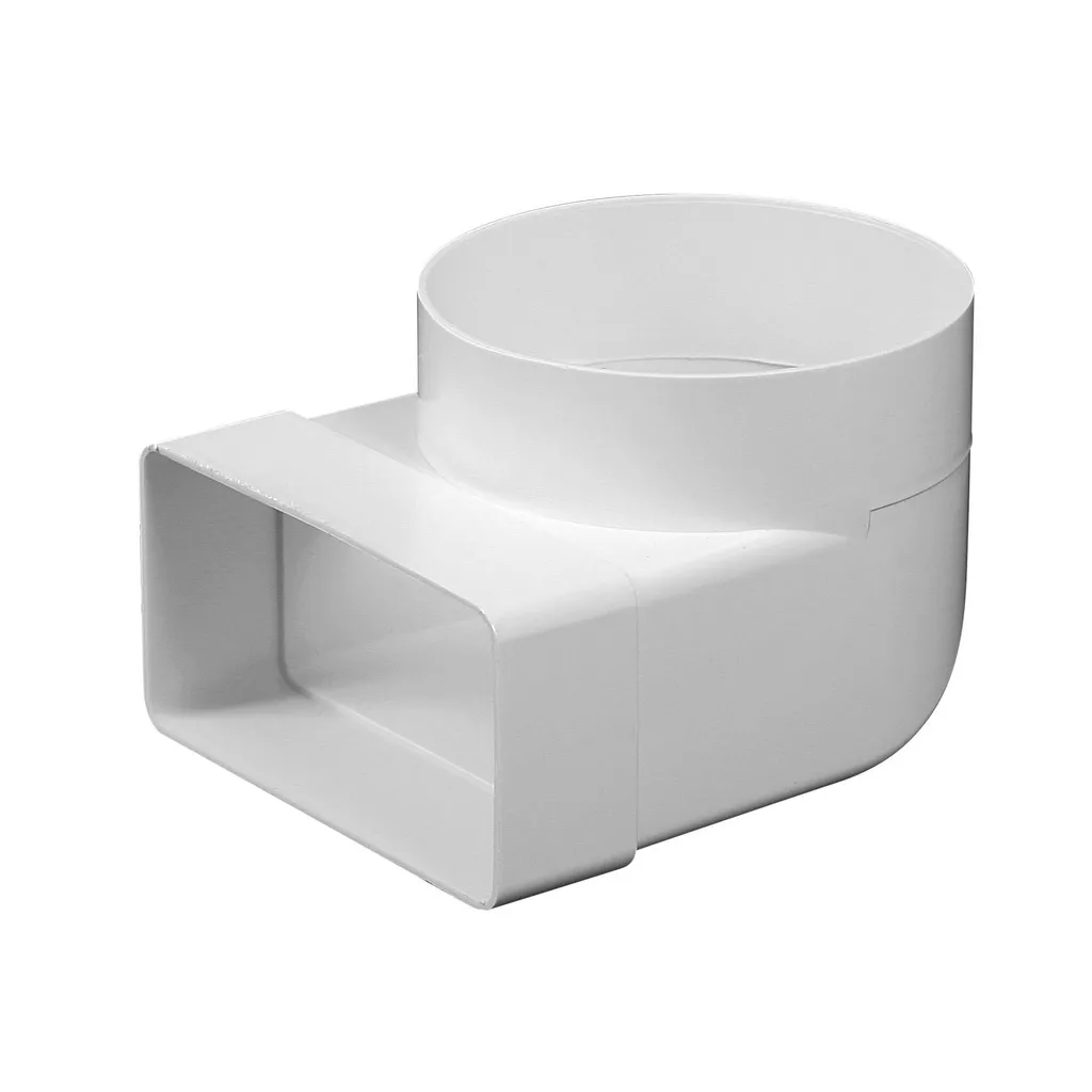 172444  - Conduit de ventilation plat pièce de genou 90' (60x120/100) - AWT