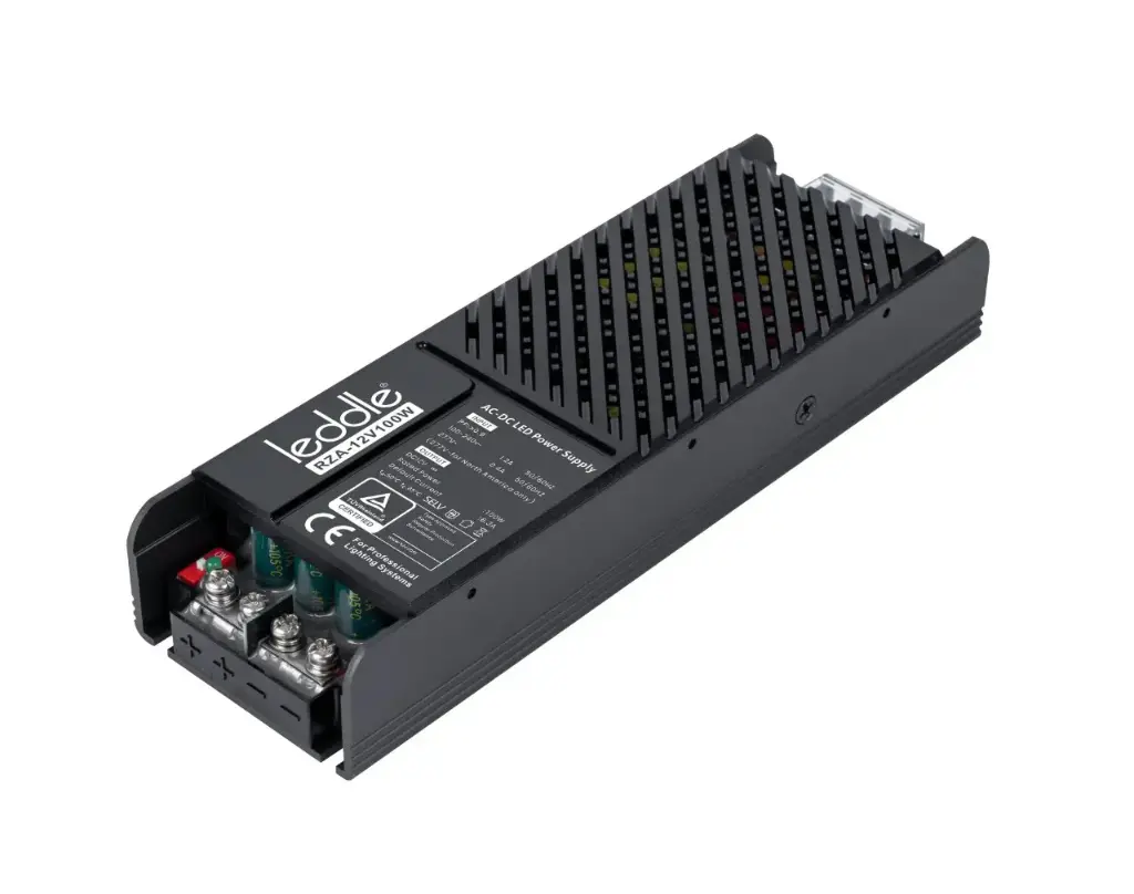 108100 - LED Strip Power Supply | 12V | 100W | 8.3A | Soft Start | Power Adjustment - LDL