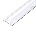 109034 - 2 meters Recessed Aluminium Profile for LED Strip Multi Purpose Use, MDF, Drywall, Tile White - LDL