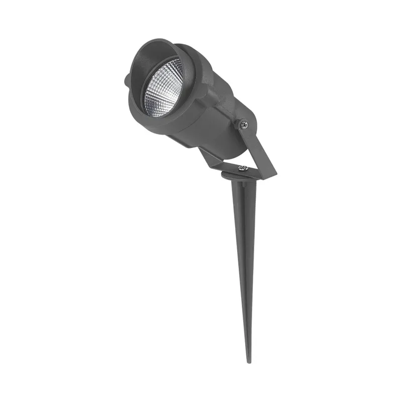 102061 - SPOTLUX-9W-GRY-3000K-IP65-LED SPIKE LIGHT-BRY
