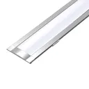 109071 - 1 meter Verzonken Aluminium Profiel voor LED Strip Multifunctioneel Gebruik, MDF, Gipsplaten, Tegels ALU - LDL