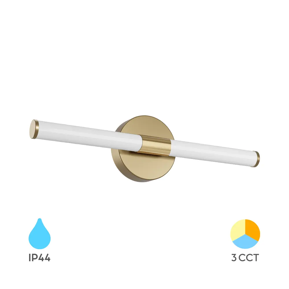 120326 - Mirror Light 7W 600lm 3IN1 Gold
