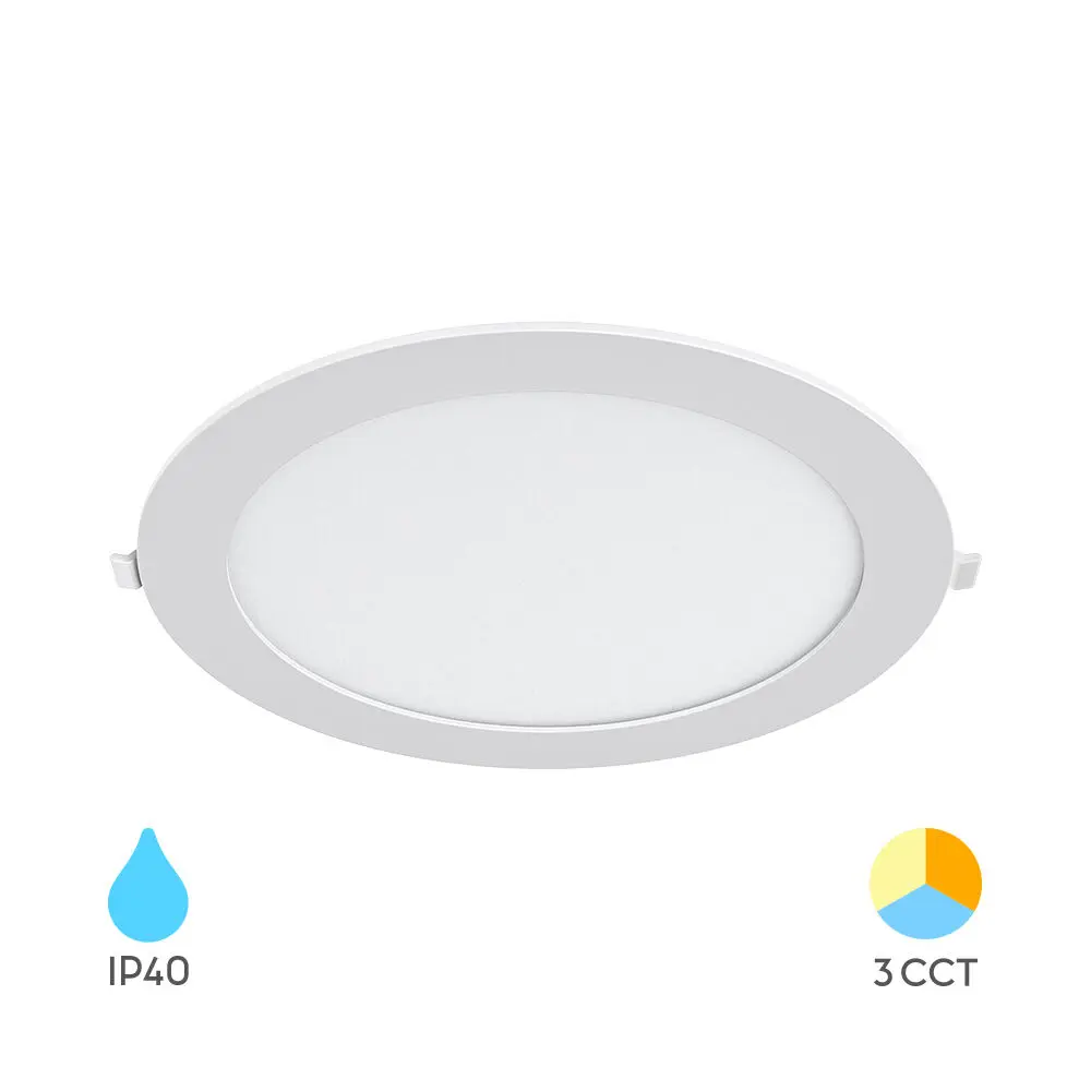 120332 - Panel Light Recessed 15W 1440lm 3IN1 White
