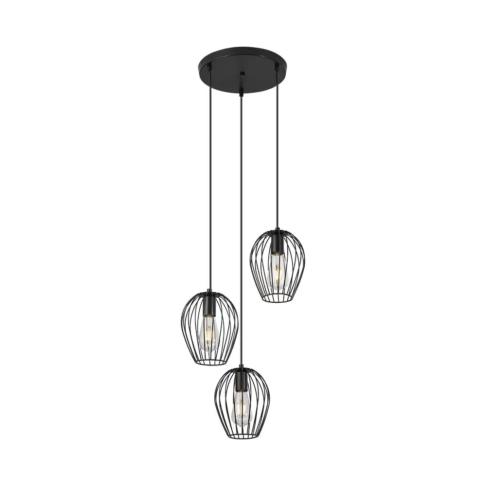 120445 - Pendant Light 3xE27 Black