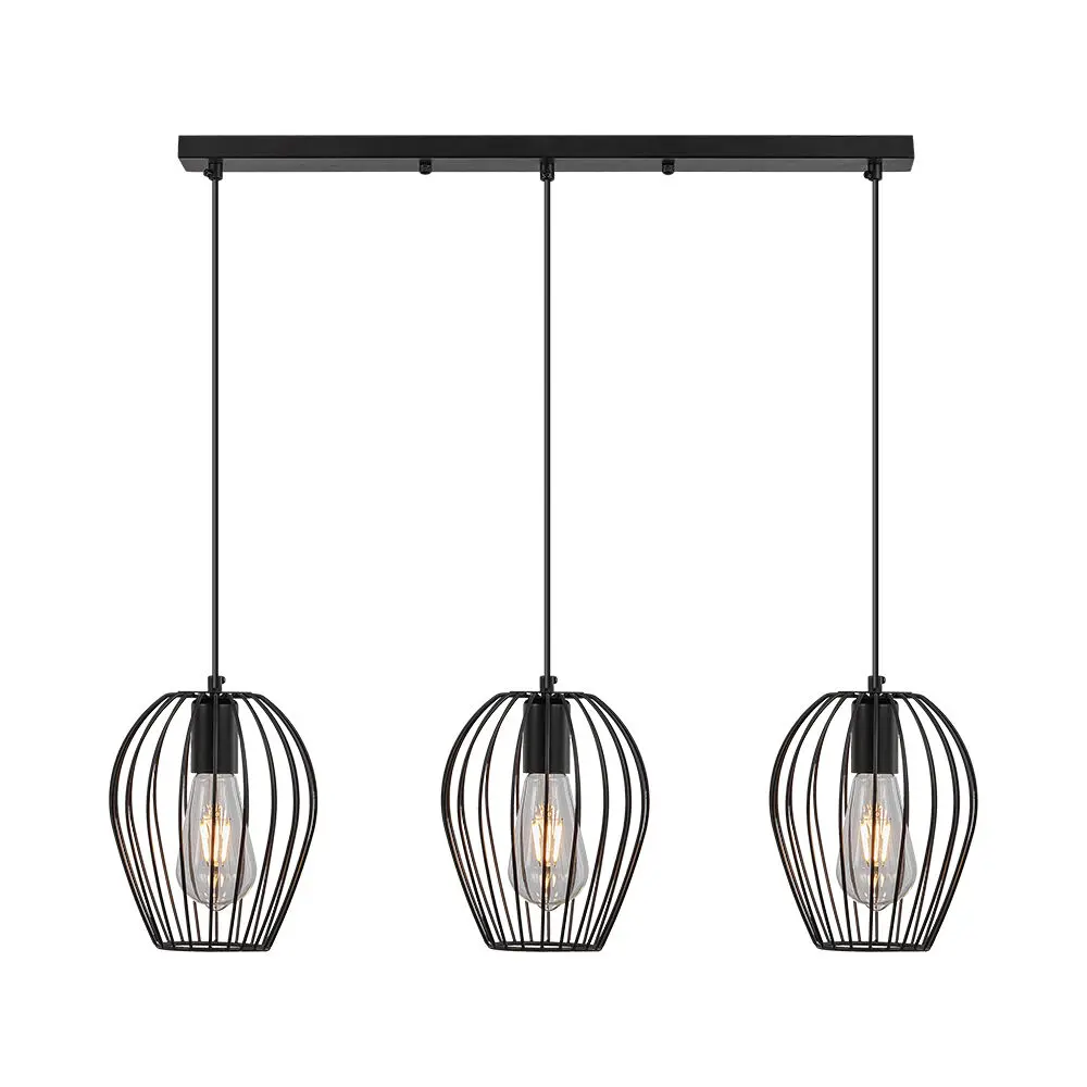 120446 - Pendant Light 3xE27 Black