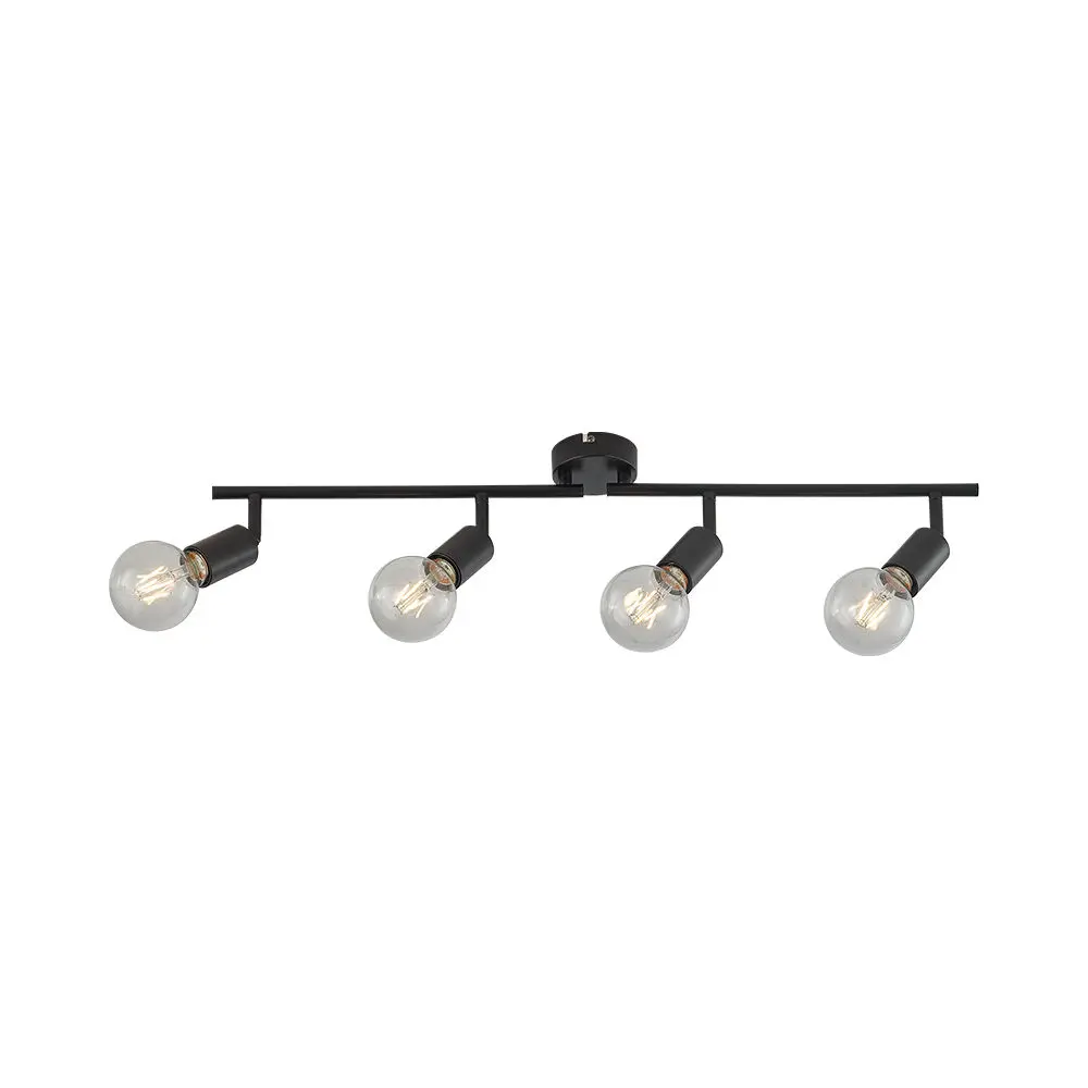 120462 - Ceiling Fixture 4xE27 Black
