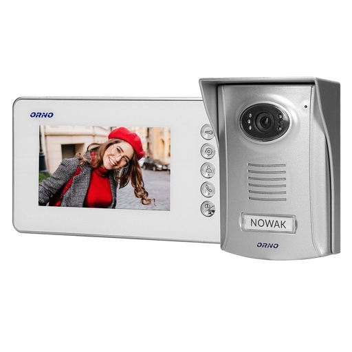 [ORNOR-VID-SU-1058/W] 140007 - Single family videodoorphone AMMO 4,3"