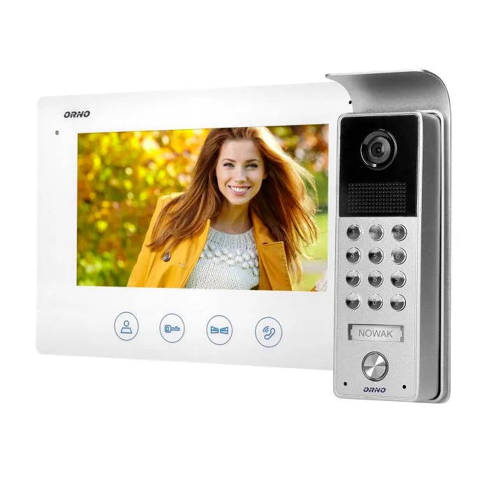 140010-Single family videodoorphone CERES, 7˝ Equipped with a numeric keypad-ORN