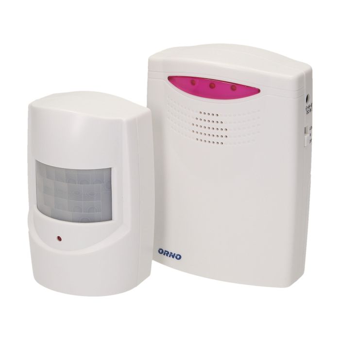 143015 - Système d'alerte d'allée sans fil, IP44, portée en champ libre : 120 m, batterie longue durée -ORN