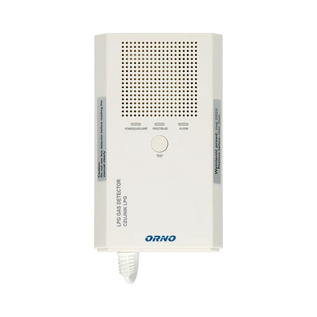 143224 -Détecteur de gaz GPL 230VAC, l'appareil utilise un capteur électrochimique de haute qualité pour atteindre un taux de détection élevé