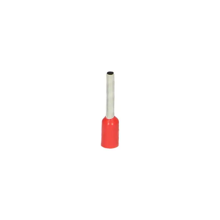 149582 - Insulated cable end terminal, max. section 1mm2, copper sleeve length: 8mm, 100pcs.