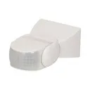149094 - Adjustable PIR motion sensor, IP65 detection range 180 degree, 12m; protection rating IP65; white