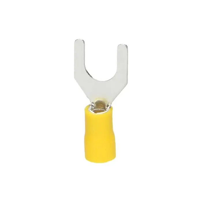 146578 - Insulated spade terminal, max. section 6mm², spade for M4 screw, 100pcs
