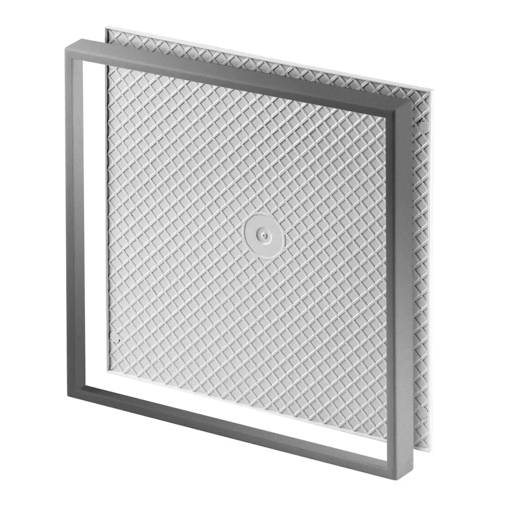 172105 - INSIDE Front Panel for Fan's housing  Ø 100  panel to be built-in (includes a silver coloured frame)