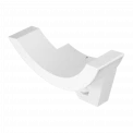 140058-SPINEL LED 10W, white garden luminaire with PIR motion sensor, 140°, 800lm, IP54, 4000K, IK10-ORN